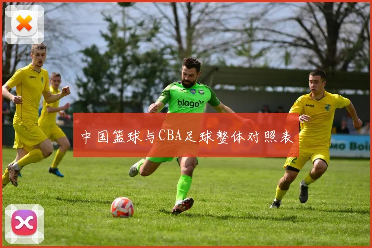 中国篮球与CBA足球整体对照表